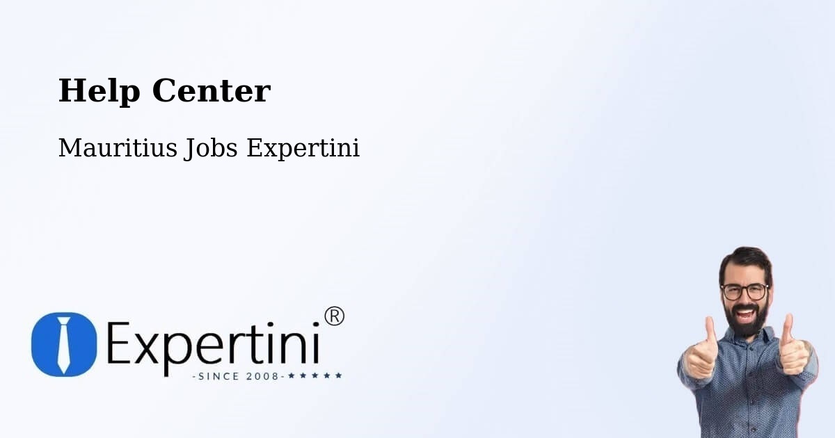 Help Center – Ebene - Mauritius Jobs Expertini