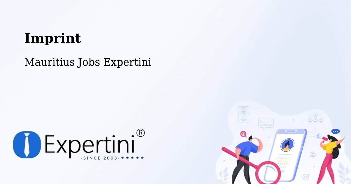 Imprint – Ebene - Mauritius Jobs Expertini