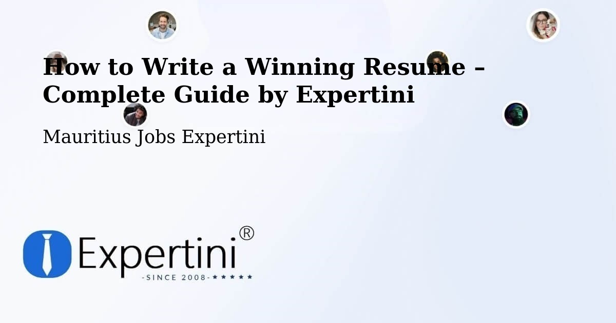 Resume Writing Guide for Job Seekers – Ebene - Ebene, Mauritius Jobs Expertini